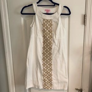 Lilly Pulitzer white embroidered dress